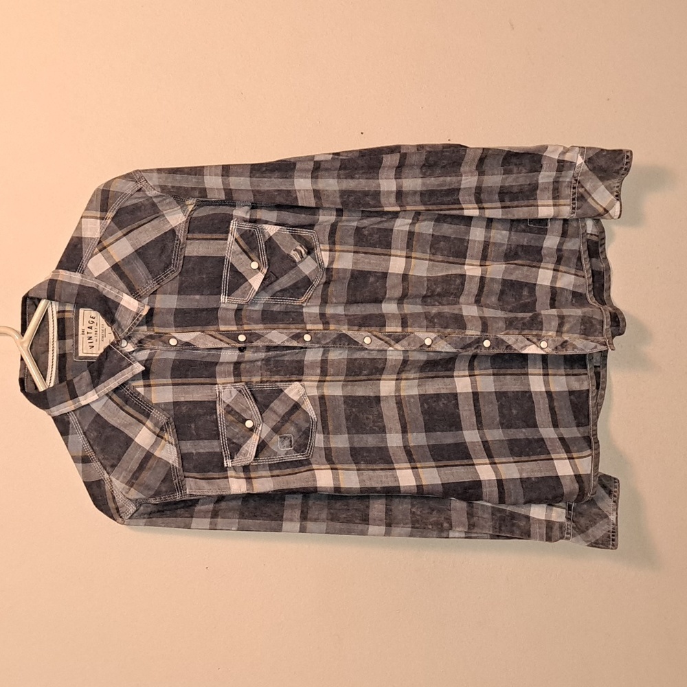Men's Buckle vintage button down shirt. Size L